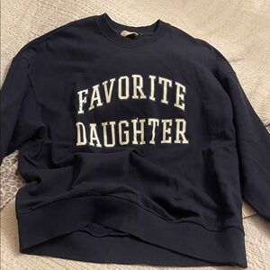 Favorite Daughter Navy Sweatshirt